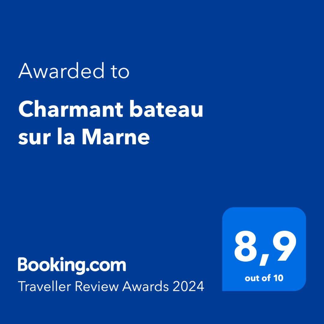 Charmant Bateau Sur La Marne La Ferte-sous-Jouarre Exterior photo
